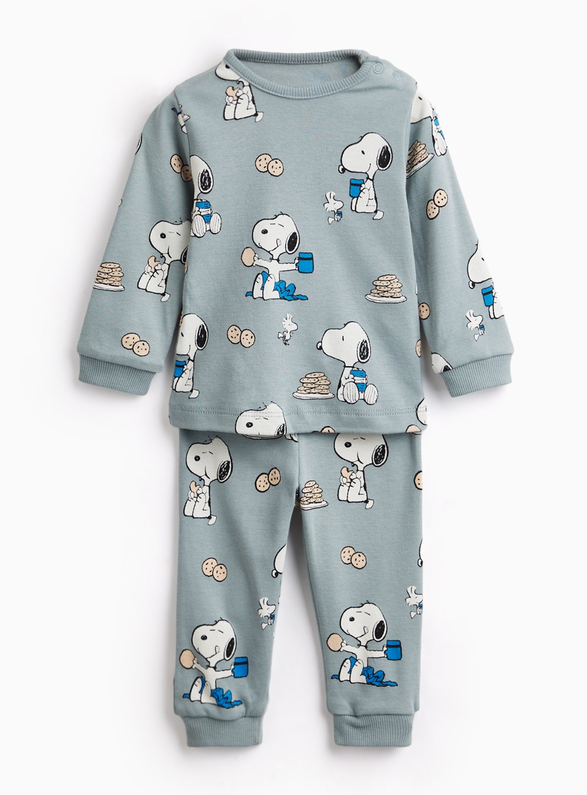 Snoopy Repeat Print Pyjamas Up to 3 mths - Image 1 thumbnail
